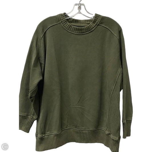 Sweatshirt Crewneck By Aerie In Green, Size: Xs