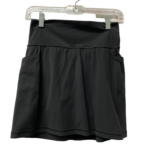 Athletic Skort By Athleta In Black, Size: Xs
