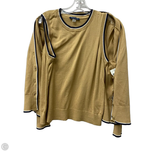Sweater 2pc By Tommy Hilfiger In Tan, Size: M