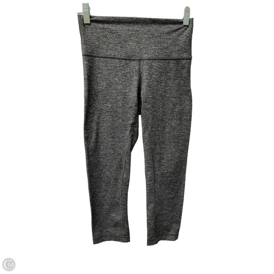 Athletic Leggings Capris By Lululemon In Grey, Size: 6