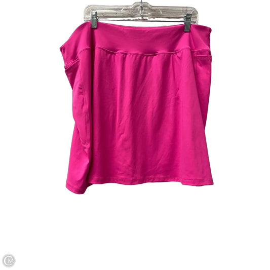 Athletic Skort By Livi Active In Pink, Size: 2x
