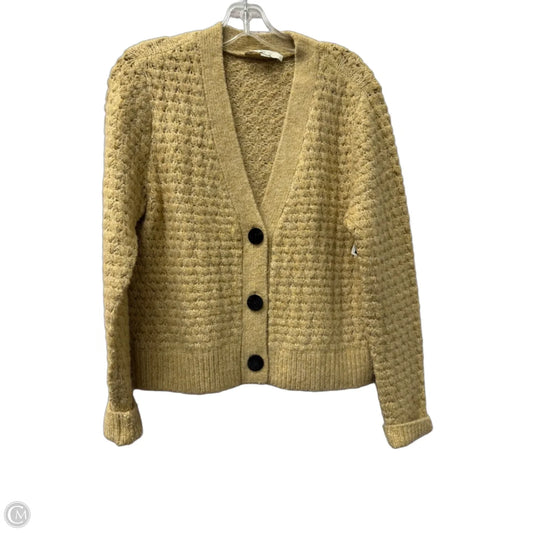 Sweater Cardigan By Loft In Tan, Size: M