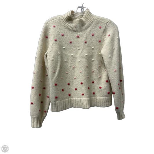 Sweater By Loft In Cream, Size: S
