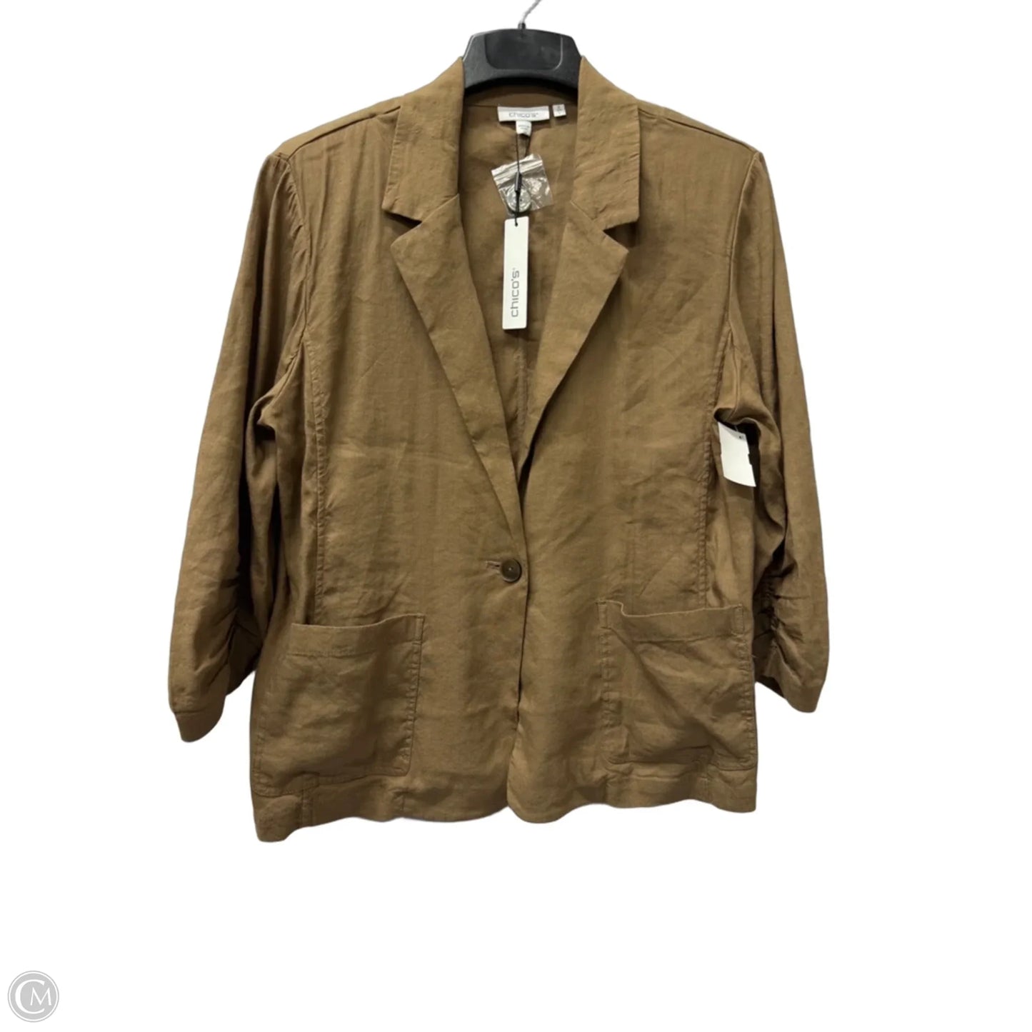 Blazer By Chicos In Brown, Size: L