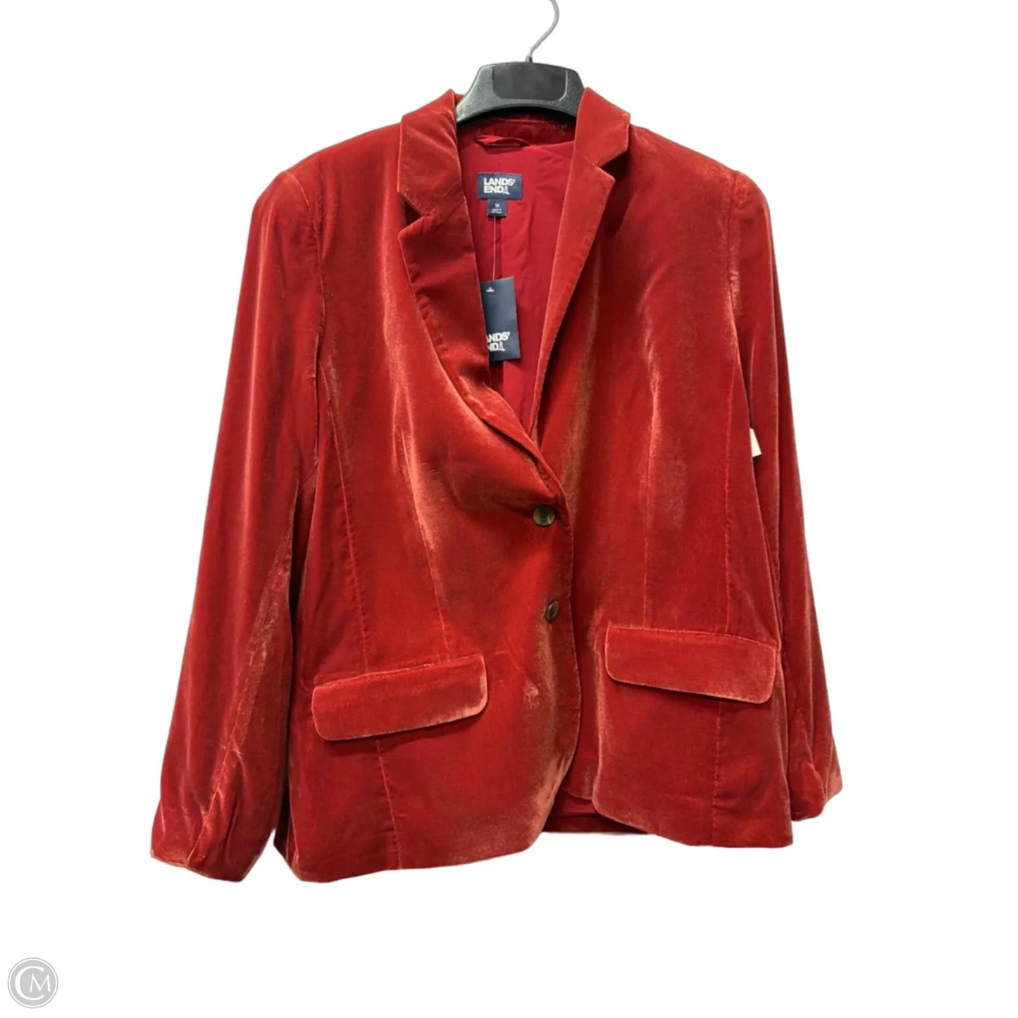 Blazer By Lands End In Orange, Size: L