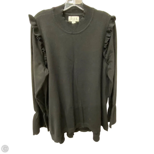 Sweater By Elle In Black, Size: Xl