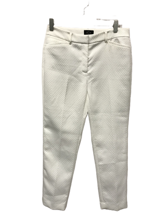 White Pants Cropped By White House Black Market, Size: 6