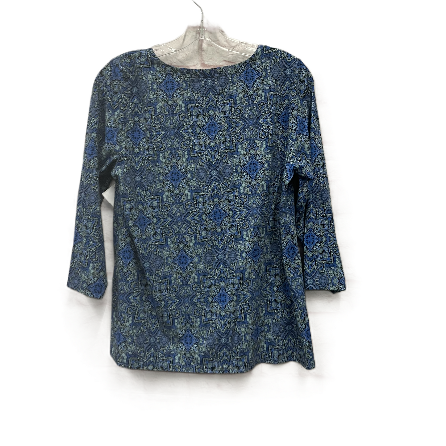 Top Long Sleeve Basic By J. Jill In Blue, Size: M