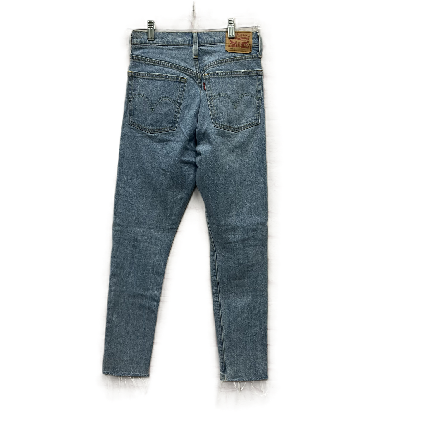 Jeans Skinny By Levis In Blue Denim, Size: 0