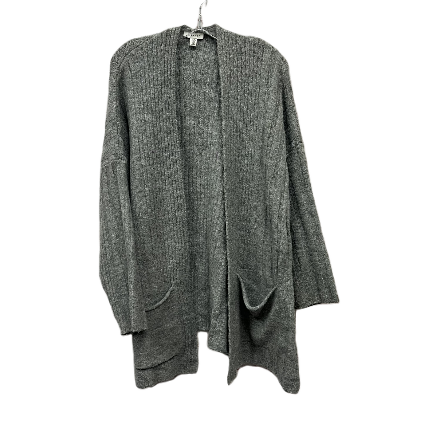 Sweater By Top Shop In Grey, Size: M