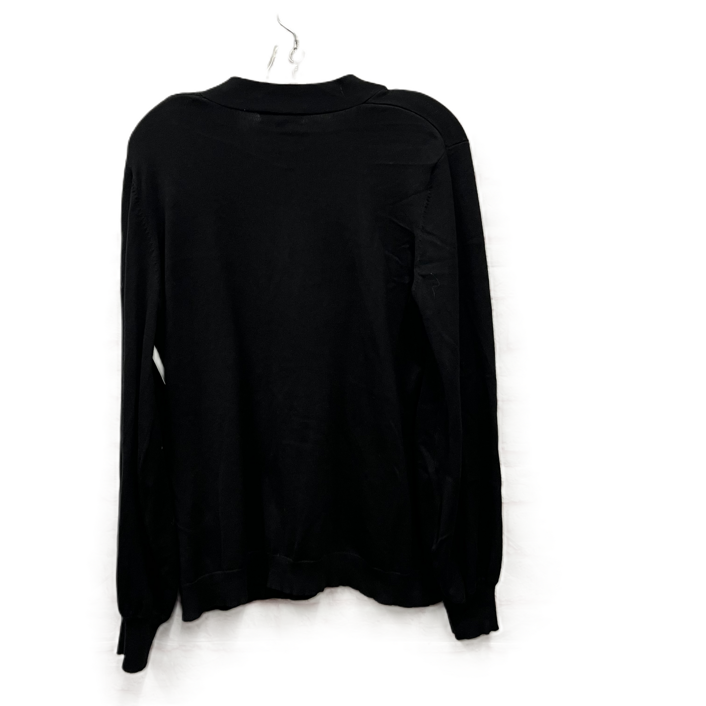 Top Long Sleeve By Adrianna Papell In Black, Size: L