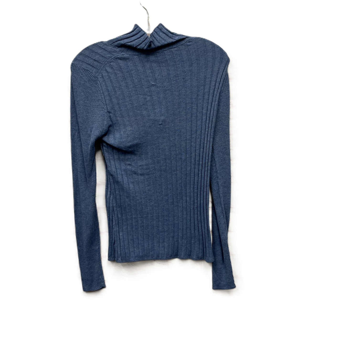 Top Long Sleeve By White House Black Market In Blue, Size: L