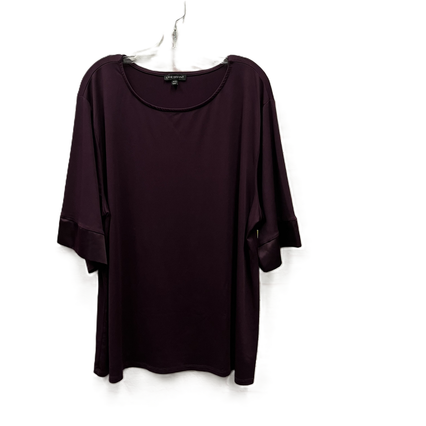 Top Long Sleeve By Lane Bryant In Purple, Size: 1x