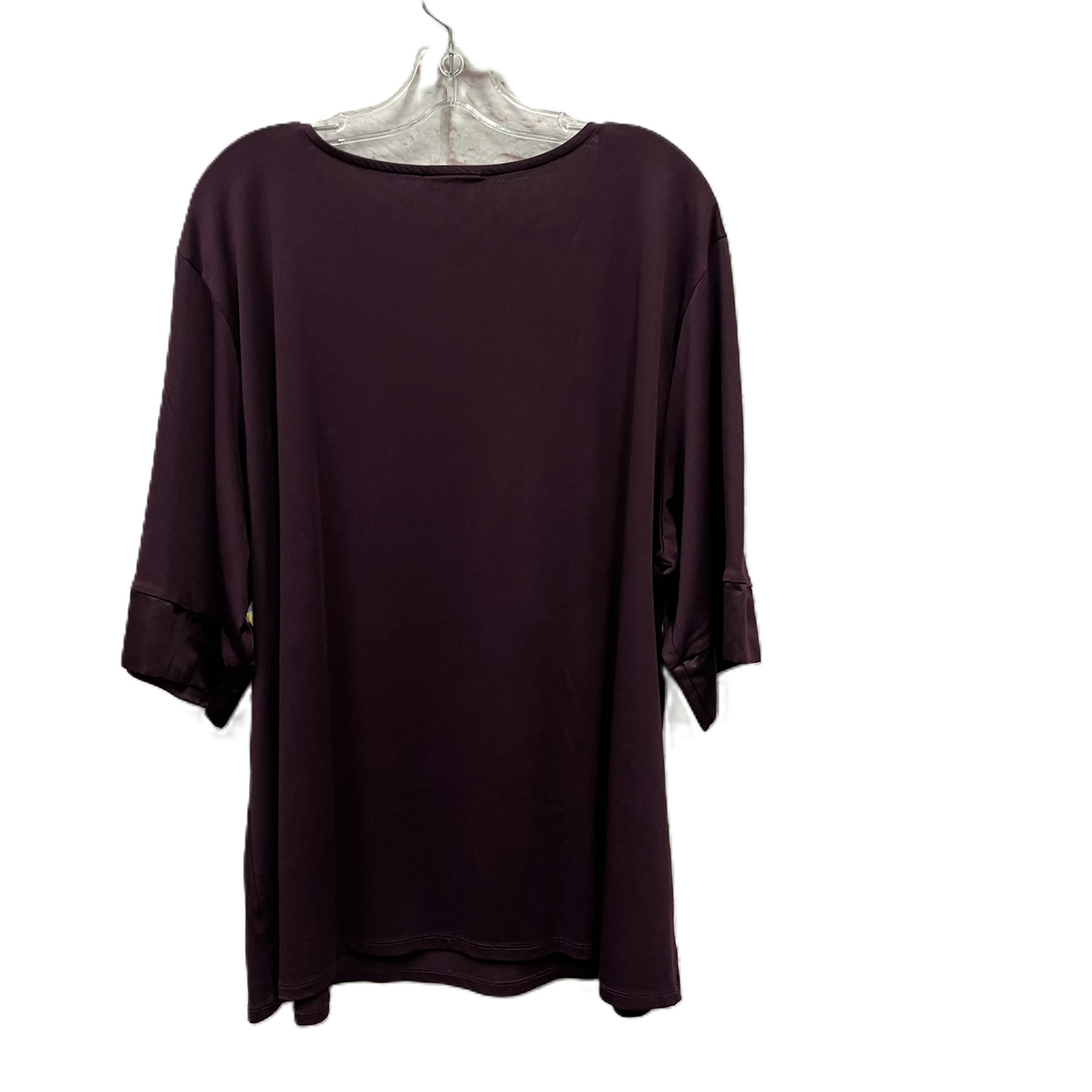 Top Long Sleeve By Lane Bryant In Purple, Size: 1x