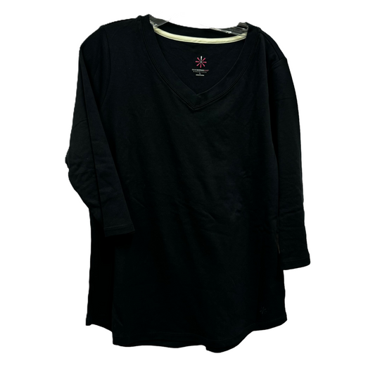 Top Long Sleeve By Isaac Mizrahi Live Qvc  Size: L