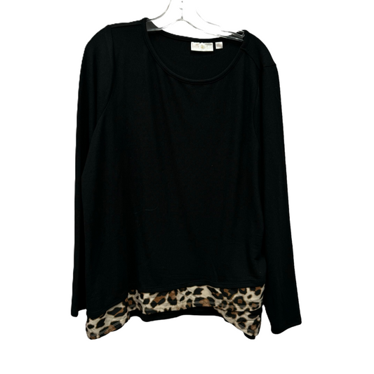 Top Long Sleeve By Belle By Kim Gravel  Size: L