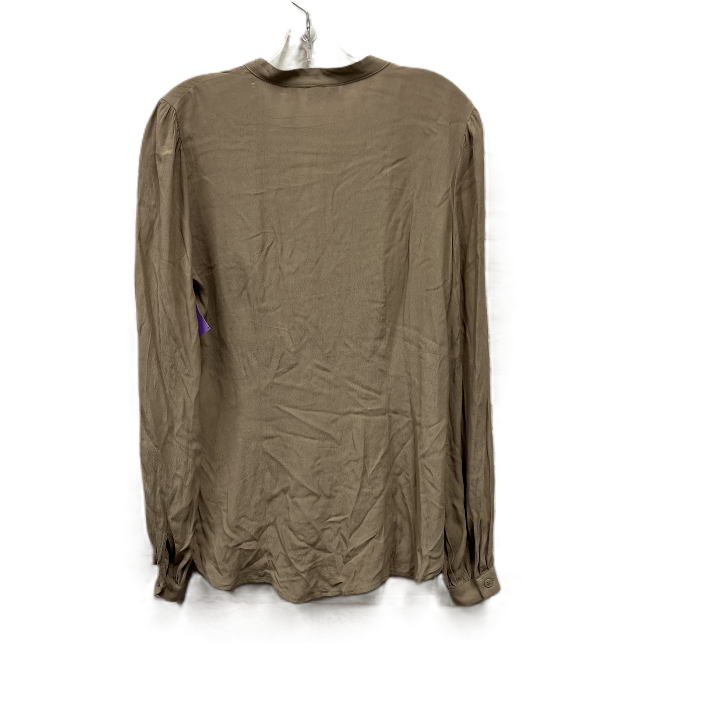 Top Long Sleeve By Eva Mendes In Brown, Size: S