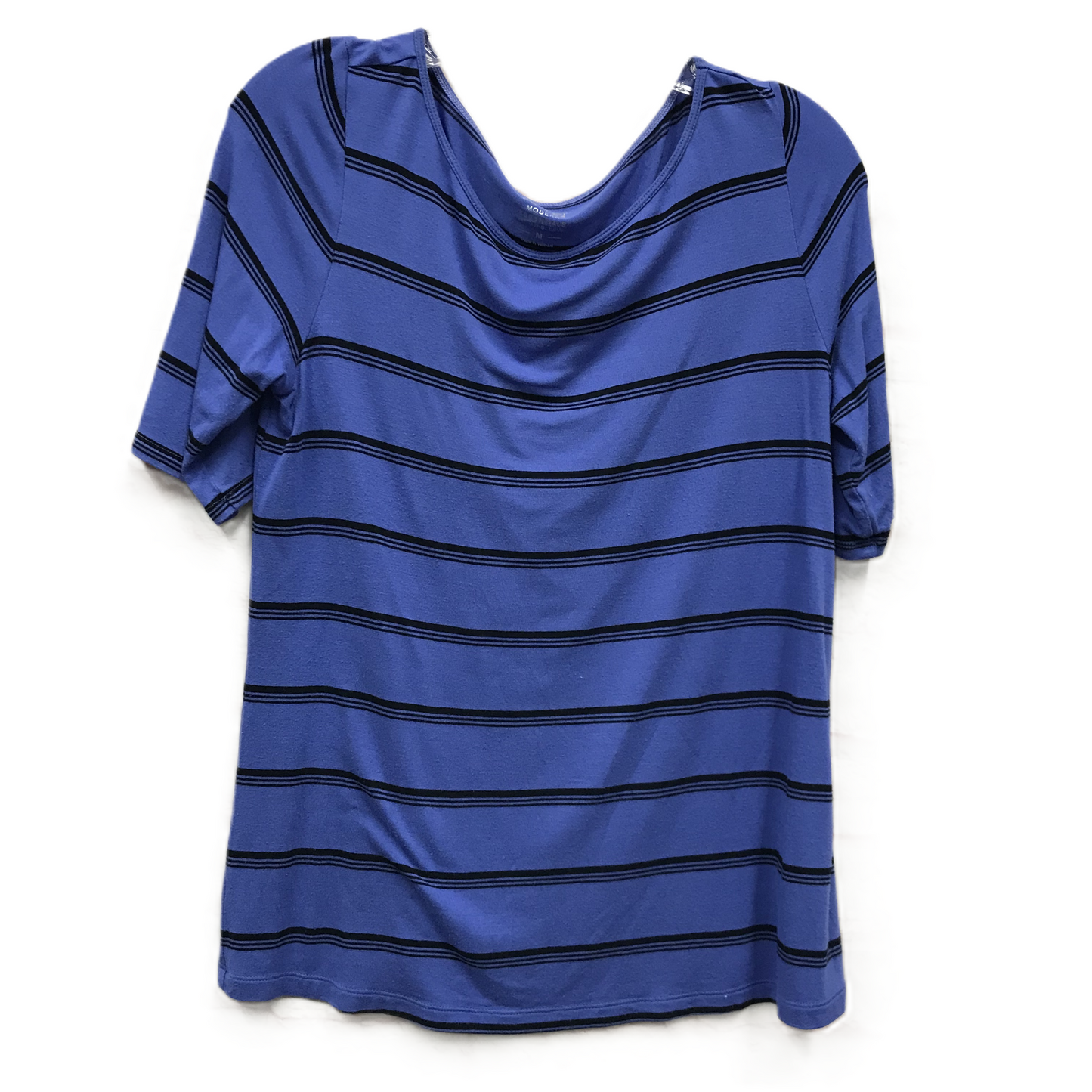 Blue Top Short Sleeve By Apt 9, Size: M