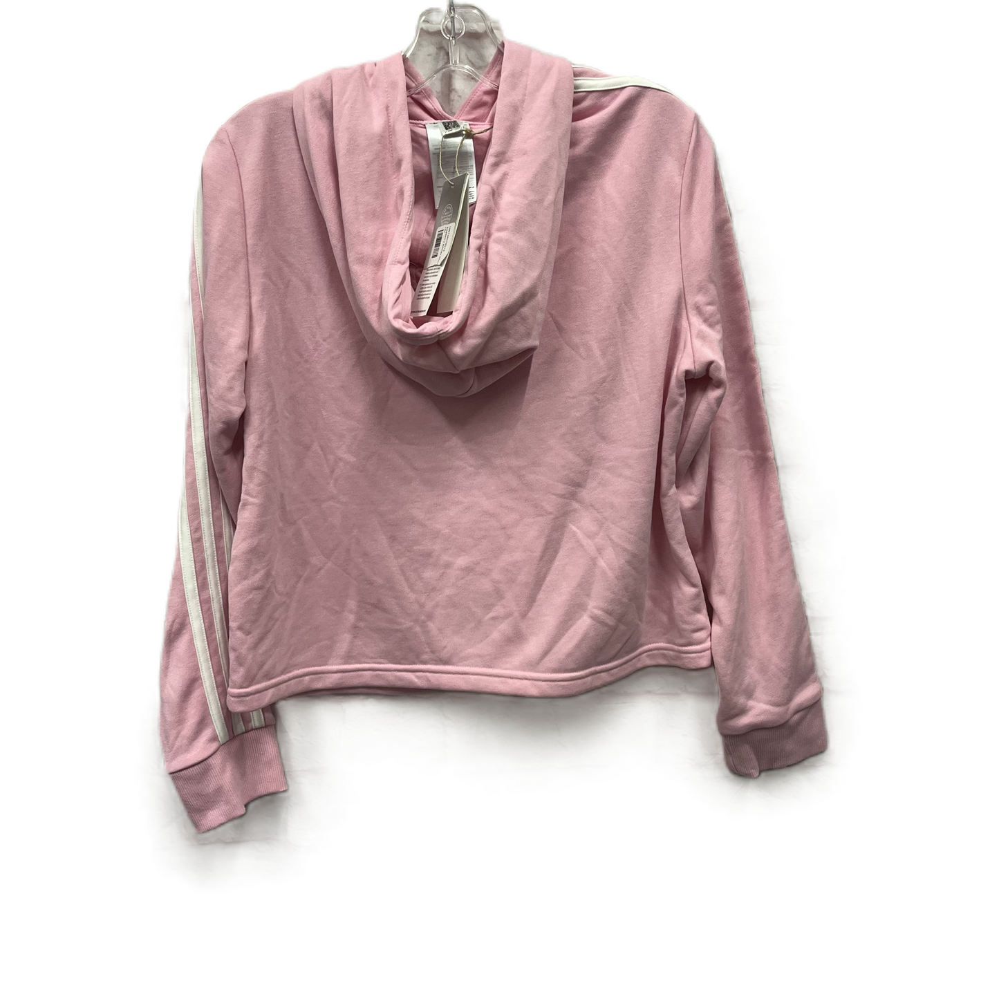 Sweatshirt Hoodie By Adidas In Pink, Size: M