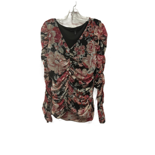 Top Long Sleeve By White House Black Market In Pink, Size: L