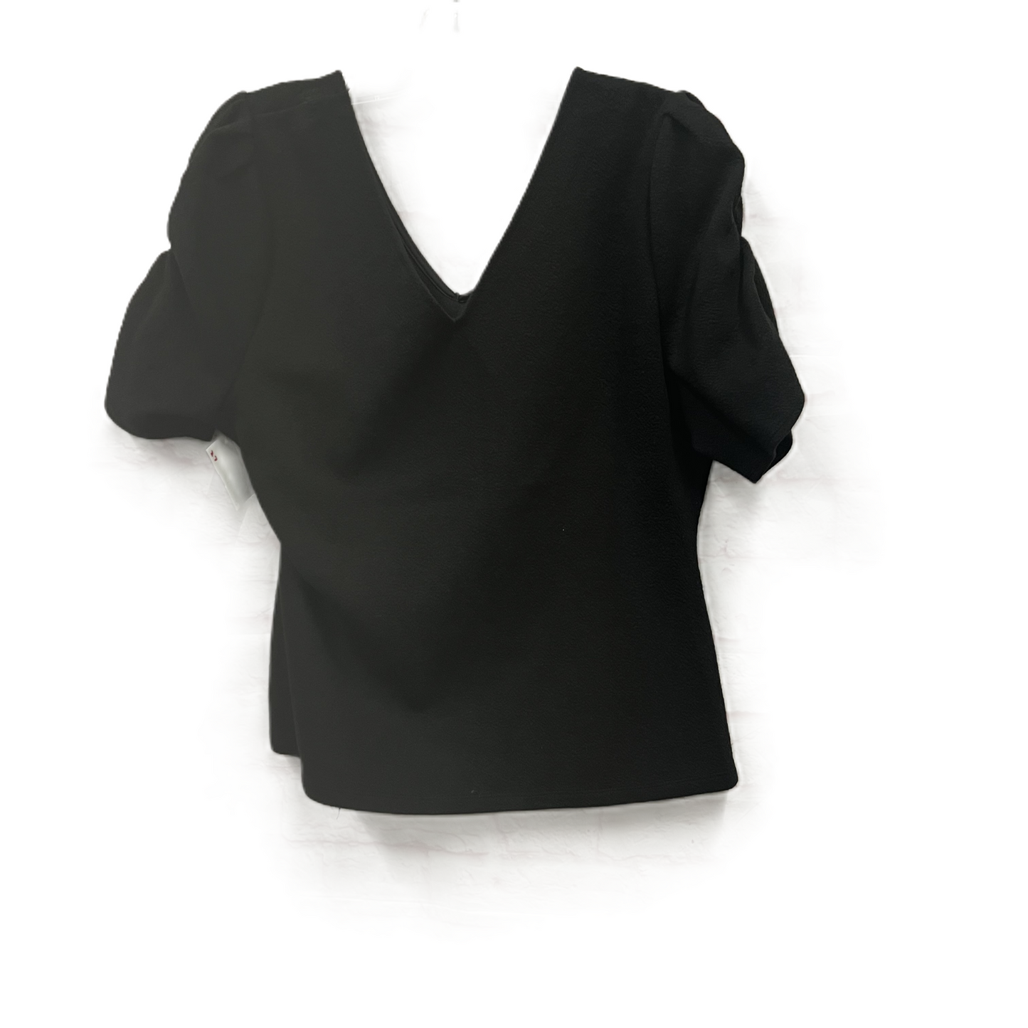 Top Short Sleeve By White House Black Market In Black, Size: Xl