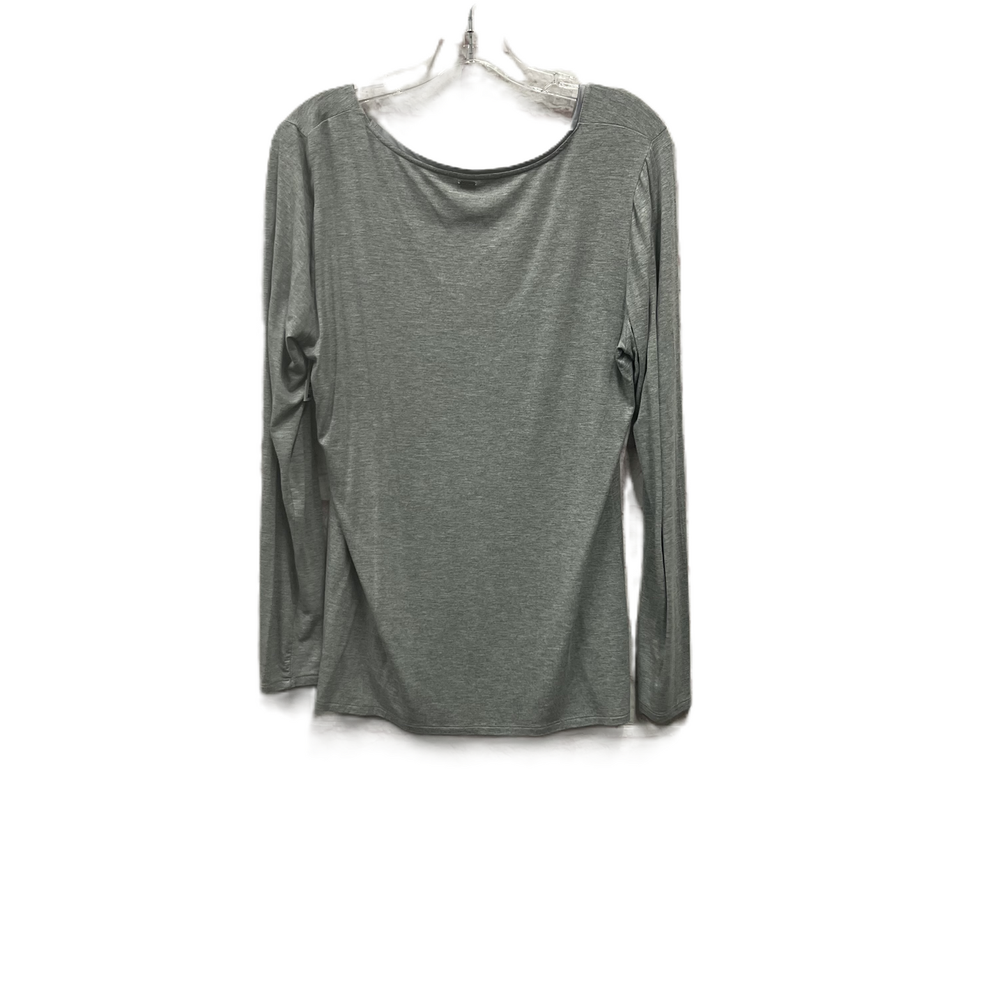 Top Long Sleeve By White House Black Market In Grey, Size: L