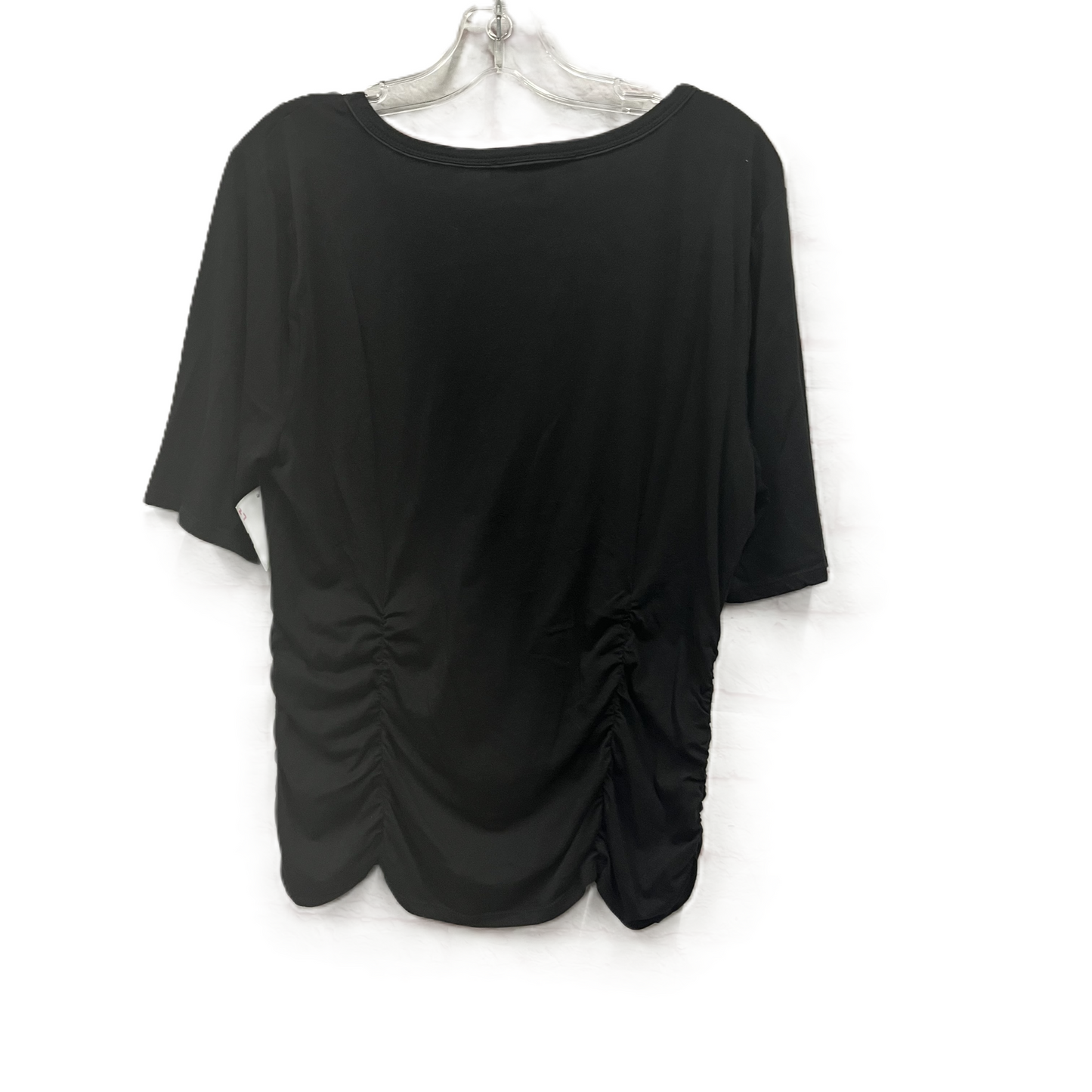 Top Short Sleeve By White House Black Market In Black, Size: Xl