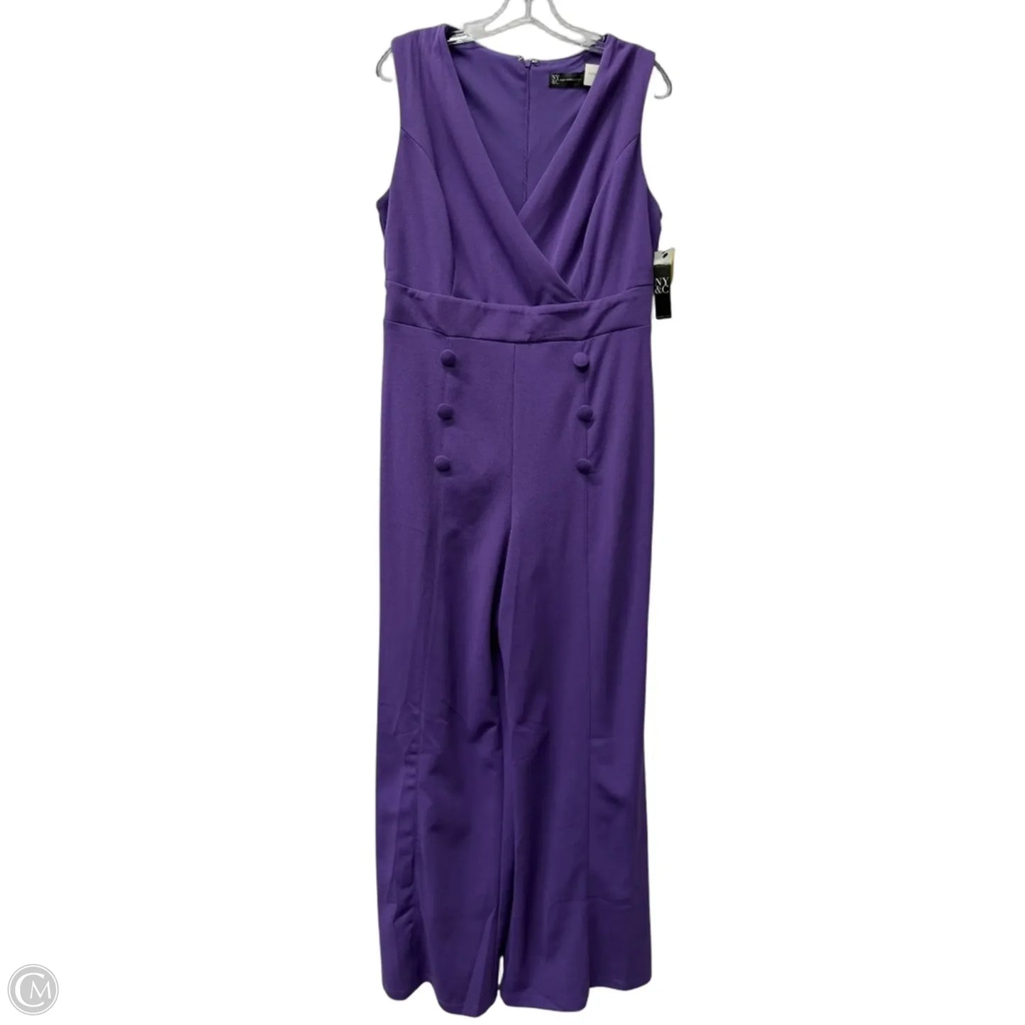 Jumpsuit By New York And Co In Purple, Size: L