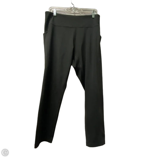 Athletic Leggings By Tek Gear In Black, Size: Xxl