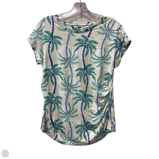Top Short Sleeve By Chicos In Blue, Size: S