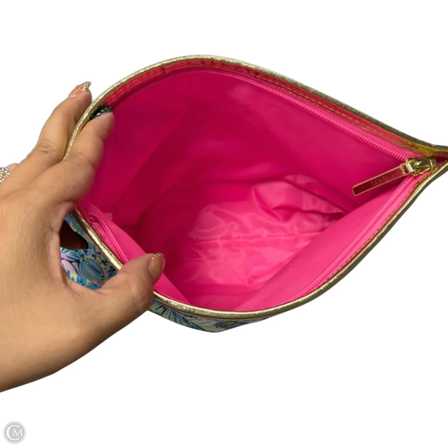 Makeup Bag Designer By Lilly Pulitzer, Size: Large