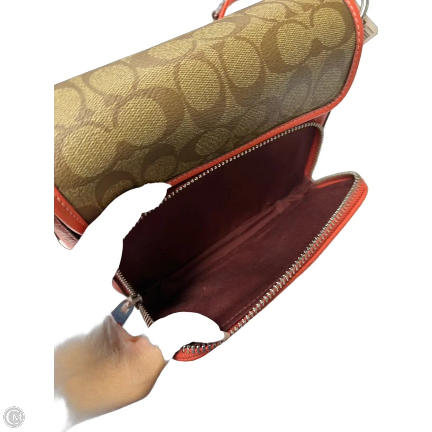 Crossbody Designer By Coach, Size: Medium