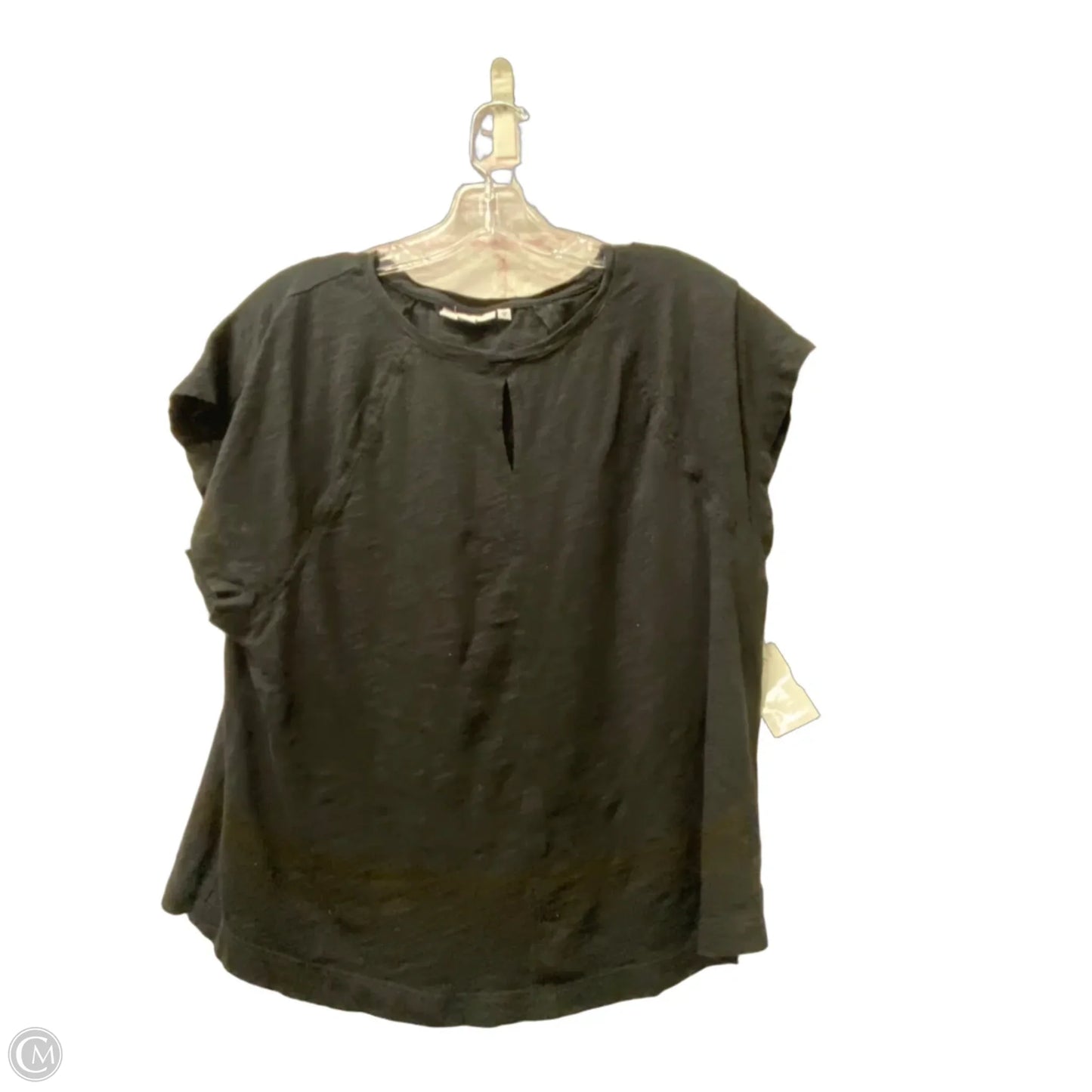 Top Short Sleeve By Chicos In Black, Size: M