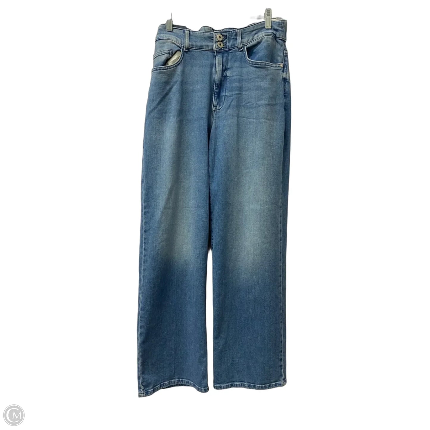Jeans Wide Leg By J. Jill In Blue Denim, Size: 16