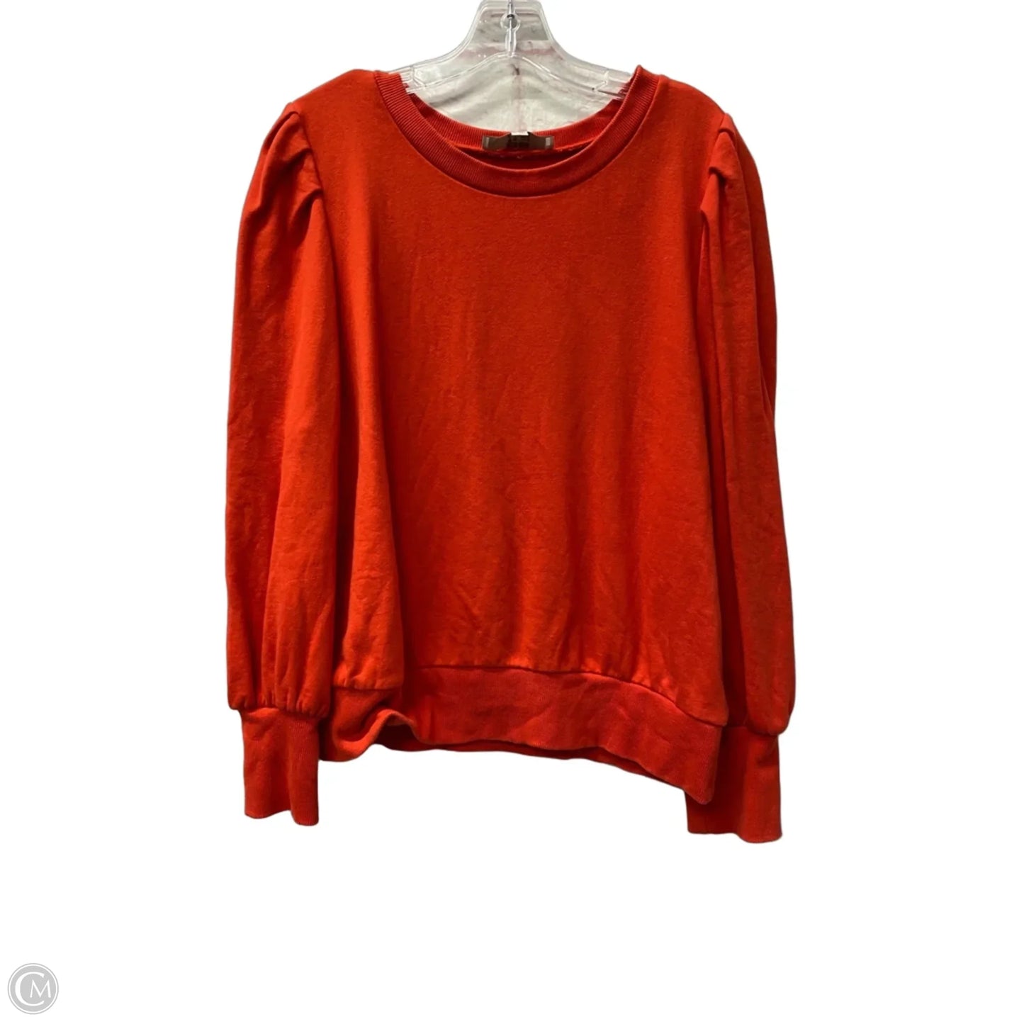 Sweatshirt Crewneck By Loft In Orange, Size: Xl