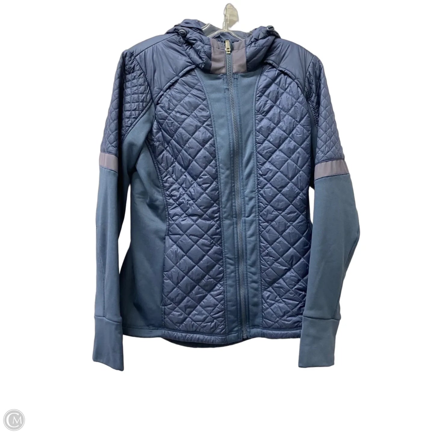 Athletic Jacket By Athleta In Blue, Size: L
