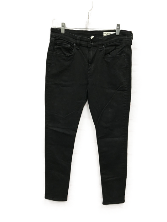 Black Jeans Skinny By Rag & Bones Jeans, Size: 10