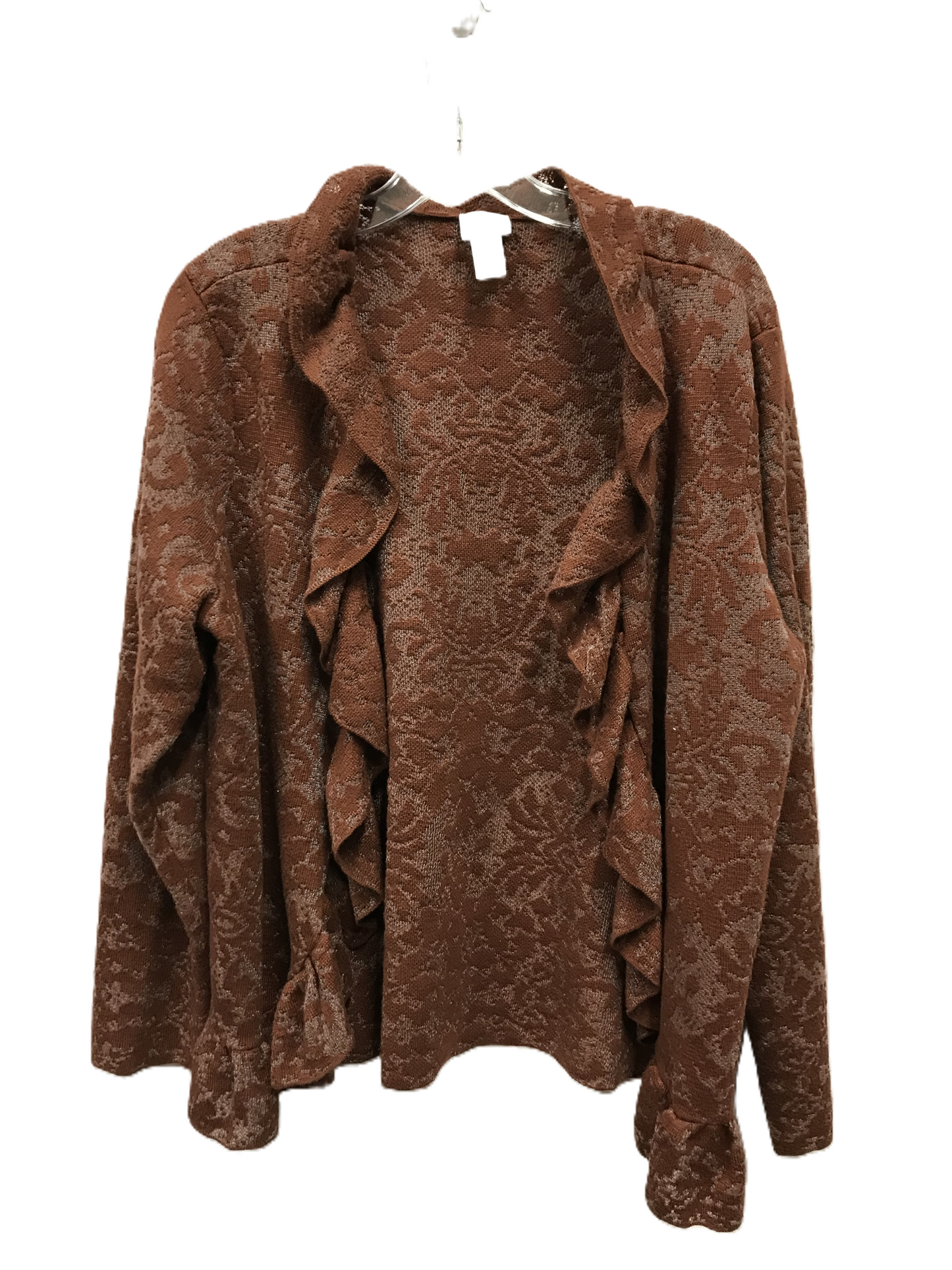 Brown Cardigan By Chicos, Size: Xl