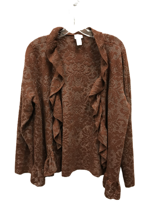Brown Cardigan By Chicos, Size: Xl