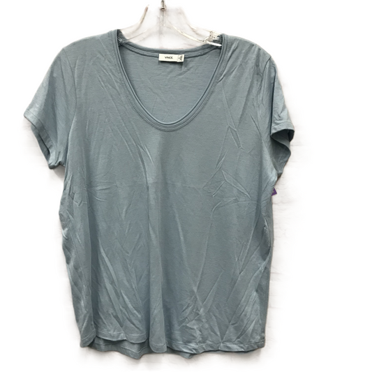 Blue Top Short Sleeve By Vince, Size: M