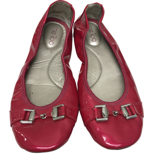 Red Shoes Flats By Me Too, Size: 7.5