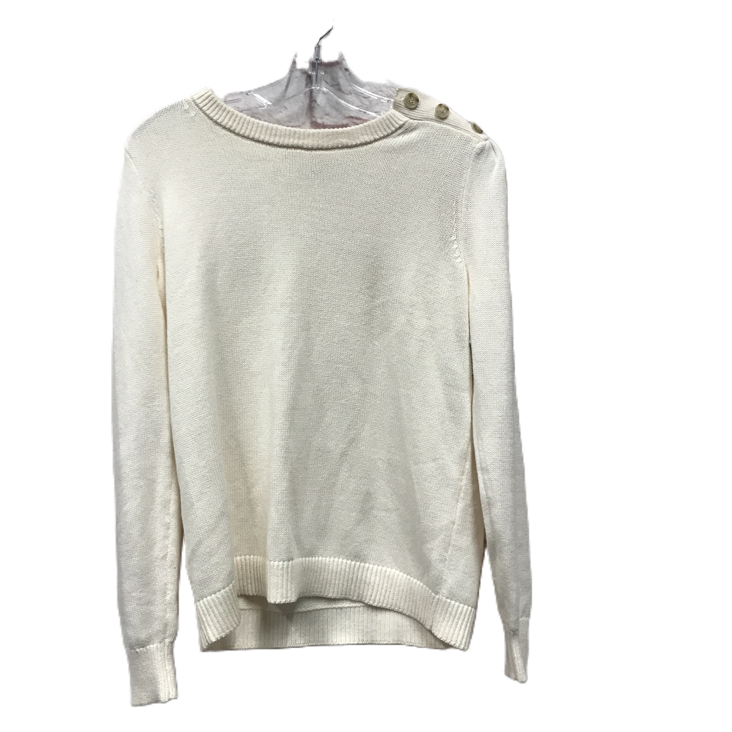 White Sweater By Loft, Size: M