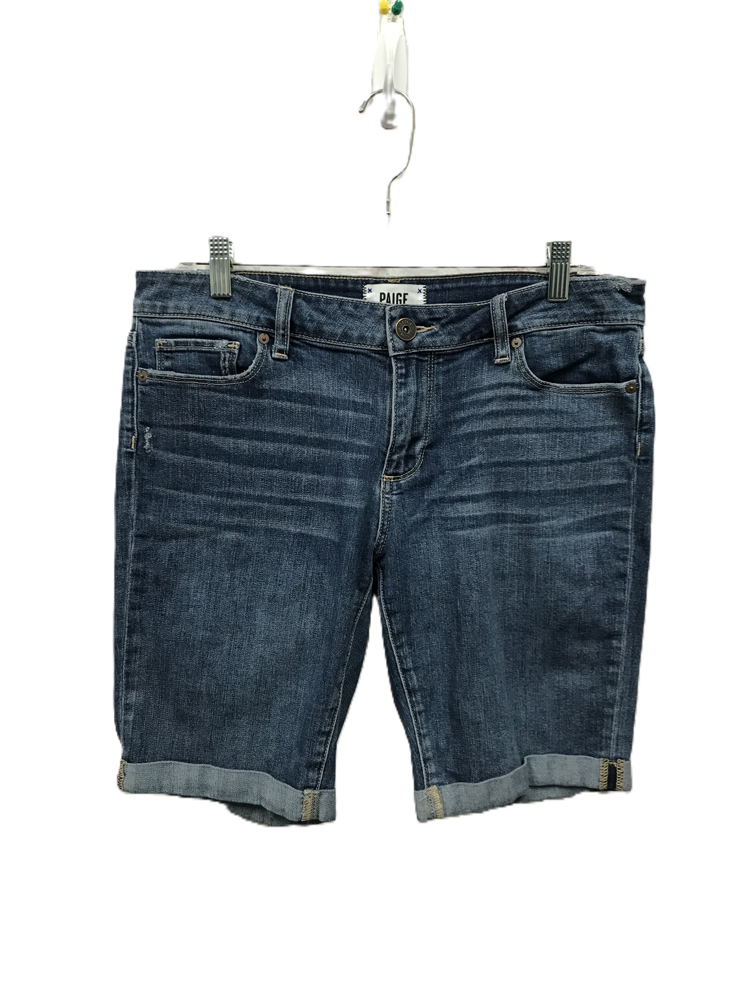 Blue Denim Shorts By Paige, Size: 10