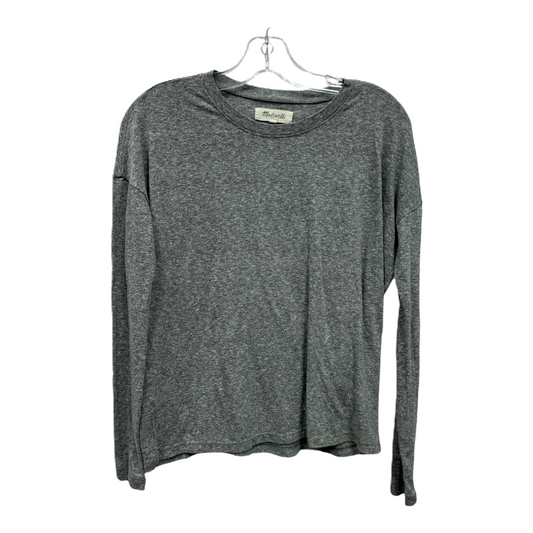 Grey Top Long Sleeve By Madewell, Size: Xxs