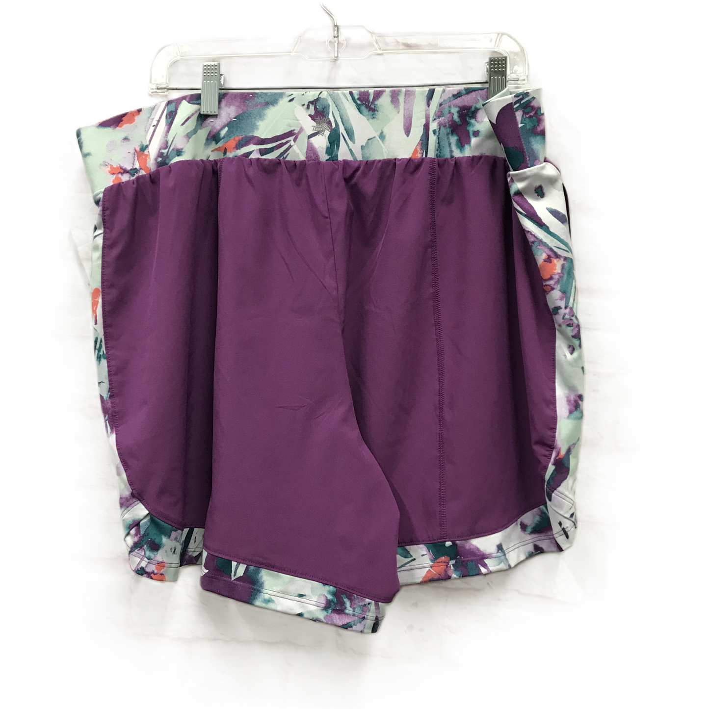 Purple Athletic Shorts By Tek Gear, Size: 1x