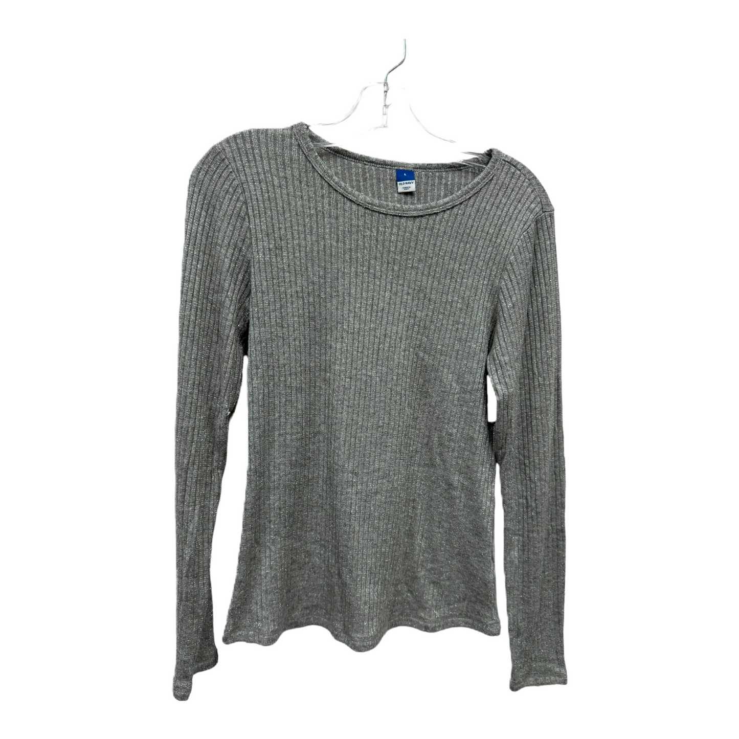 Top Long Sleeve By Old Navy In Grey, Size: L