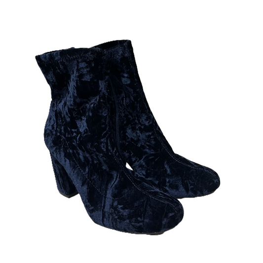 Boots Ankle Heels By Mia In Blue, Size: 9