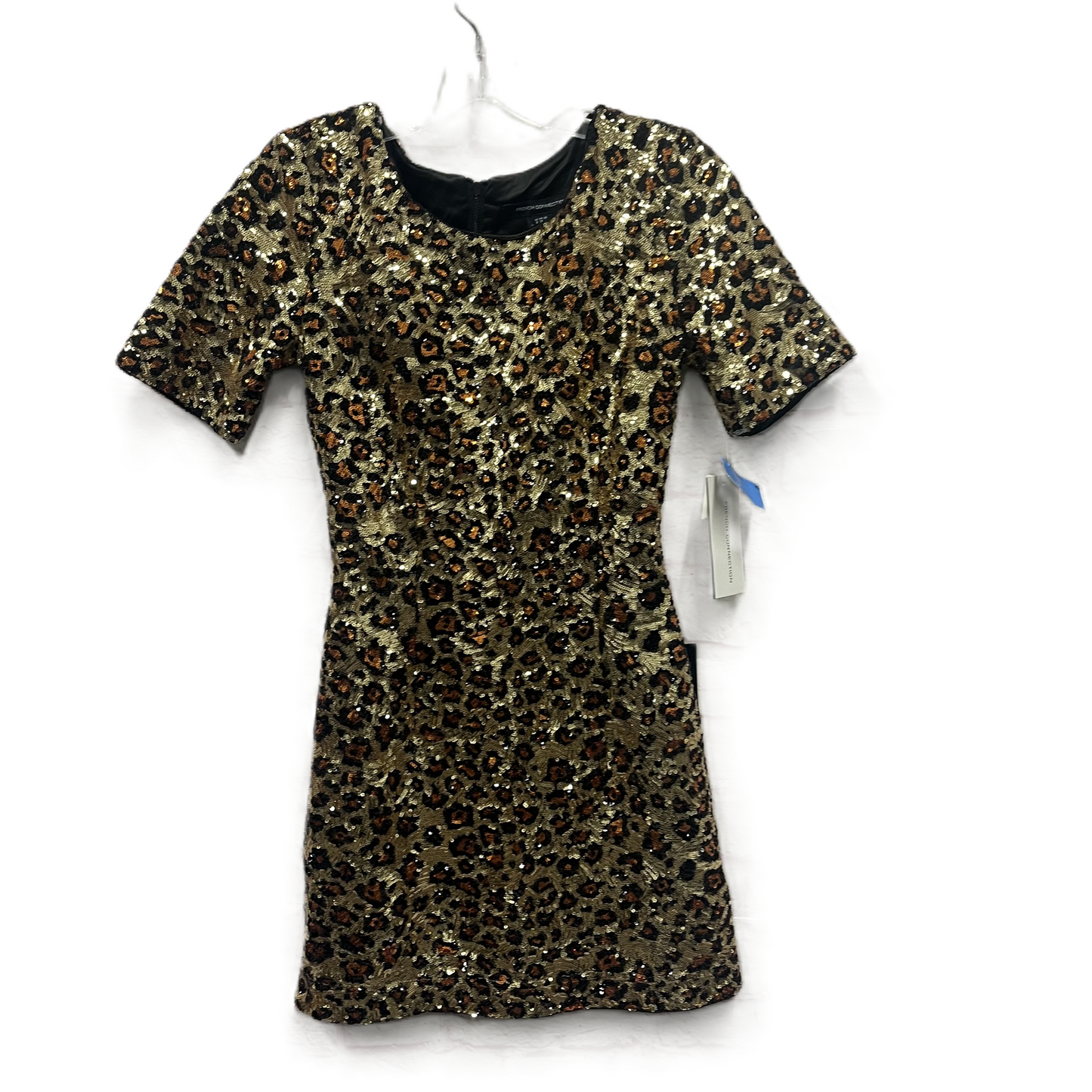 Dress Party Short By French Connection In Animal Print, Size: Xs