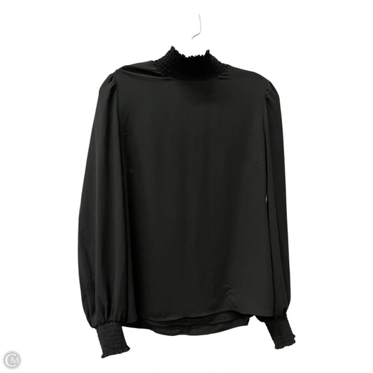 Top Long Sleeve By Alex Marie In Black, Size: M