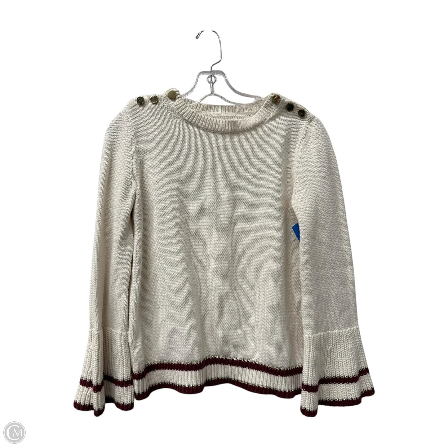 Sweater By Loft In Cream, Size: M